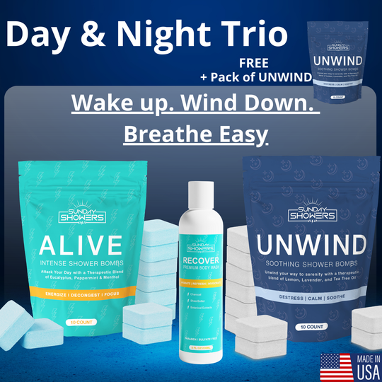 Day & Night Trio + Free Pack of UNWIND